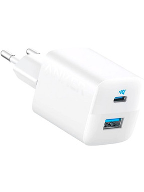 Мережевий зарядний пристрій Anker PowerPort 323 (1 USB-A + 1 USB-C) 33W White (A2331G21)
