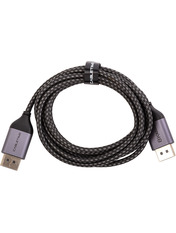 Кабель передачі відео CableTime DisplayPort (M) to DisplayPort Ні Black/Grey 2 2m Black/Grey