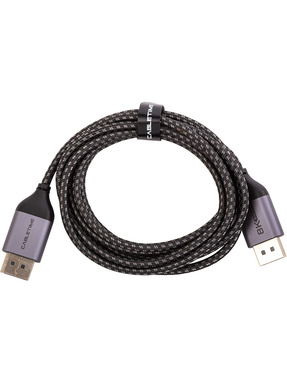 Кабель передачі відео CableTime DisplayPort (M) to DisplayPort 2m Black/Grey
