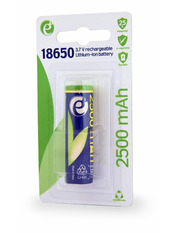 Акумуляторна батарейка EnerGenie EG-BA 18650 Li-ion 2 500 2500mAh 1шт