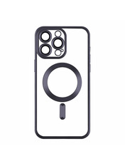 Чохол TPU Metallic Chrome для Apple iPhone 12 Pro Max Black