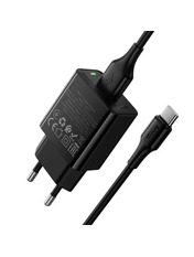 Мережевий зарядний пристрій Hoco CS91A 12 1 USB-A Type-C Black (1 USB-A) 12W + кабель Type-C Black