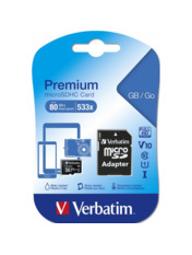 Карта пам'яті Verbatim 128 ГБ Так Class 10 UHS-I microSDXC 128GB Class 10 UHS-I + SD-adapter (MDAVR-96/G)