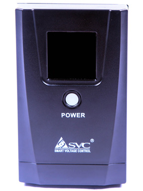 ДБЖ SVC VP VP-1000-LCD (600W) LCD SCHUKO + IEC Black