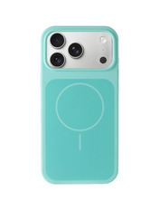 Чохол Silk Duo Color (AA) NO LOGO with Magnetic Fit для Apple iPhone 17 Pro Max Turquoise Turquoise (6945821730)