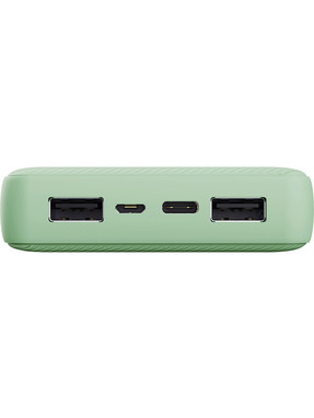 Павербанк Trust Primo ECO 1xUSB-C + 2xUSB-A 15W 20000mAh Green (25027)