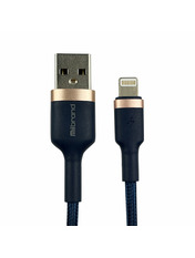 Кабель синхронізації Mibrand MI-71 Metal Braided Cable USB to Lightning 12W 1m Light Blue (MIDC/71LNB)