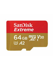 Карта пам'яті SanDisk Extreme Ні 64 ГБ microSDXC 64GB UHS-I U3 (SDSQXAH-064G-GN6MN)