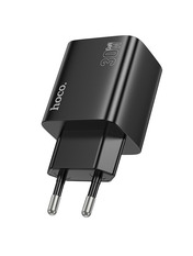 Мережевий зарядний пристрій Hoco N56 Fundador Black (2 USB-A + 2 USB-C) 30W Black
