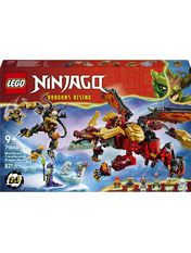Lego Ninjago Дракон-трансформер Уайлдфаєр 821 деталь (71868) Конструктори