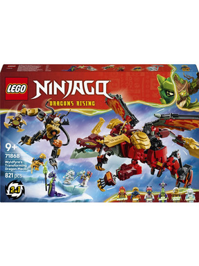 Lego Ninjago Дракон-трансформер Уайлдфаєр 821 деталь (71868)