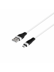 Кабель синхронізації Hoco X53 Angel Silicone USB to microUSB White 1m White