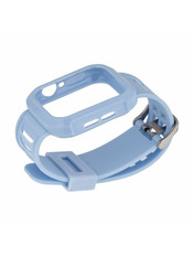 Pino Band Silicone Shine + Protect Case Apple Watch 42/44/45/49 mm Блакитний Sky Blue