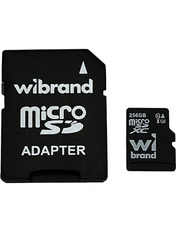 Карта пам'яті Wibrand 256 ГБ Так UHS-I U3 microSDXC 256GB UHS-I U3 + SD-adapter (WICDHU3/256GB-A)