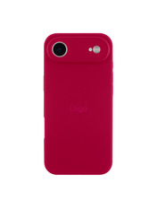 Чохол Silicone Case Full Aquarelle для iPhone 17 Air Rose Red