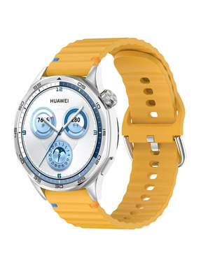 BeCover Ribbed Tape (22mm) Samsung Galaxy Watch (46mm) Yellow