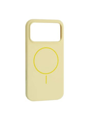 Чохол Silicone Case with MagSafe для Apple iPhone 17 Pro Cream Cream (6927018345)