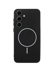 Чохол Silicone Cover Lakshmi Full Camera (AA) with Magnetic Fit для Samsung Galaxy S926 S24+ Black Black (6953718024)