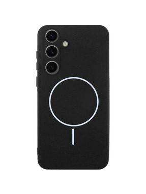 Чохол Silicone Cover Lakshmi Full Camera (AA) with Magnetic Fit для Samsung Galaxy S926 S24+ Black (6953718024)