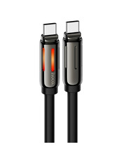 Кабель синхронізації Hoco U136 PrizeType-C to Type-C Black 60W 1,2m Black