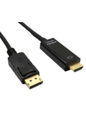 Кабель передачі відео ATcom HDMI (M) to DisplayPort (M) 1,8m Black (20120)