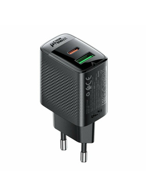 Мережевий зарядний пристрій ACEFAST A98 GaN (1 USB-A + 1 USB-C) 30W Black (6974316283263)