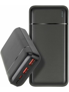 Павербанк Riva VA2102 1xUSB-C + 2xUSB-A 22,5W 20000mAh Black