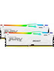 Оперативна пам’ять Kingston Fury Beast White RGB DDR5 32 5200 32GB (kit 2*16GB) 5200MHz (KF552C40BWAK2-32)