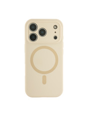 Чохол Glow Silicone Case Full Camera with Magsafe для Apple iPhone 18 Pro Max Antique White Antique White (6941835720)