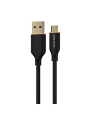 Кабель синхронізації Proove  Jelly SiliconeUSB to Type-C 12W 1m Black (CCJS20001201)