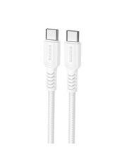 Кабель синхронізації Borofone BX116 Type-C to Type-C White 1 Ні 60W 1m White