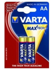 Батарейка Varta Max-Tech AA Alkaline 2 2шт (04706101412)