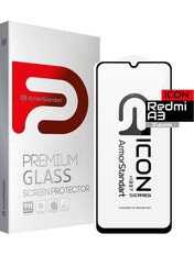 Захисне скло ArmorStandart Icon для Xiaomi Redmi A3 Black глянсове (ARM74452)