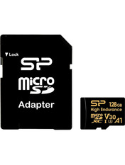 Карта пам'яті Silicon Power High Endurance microSDXC 128GB UHS-I U3 + SD-adapter
