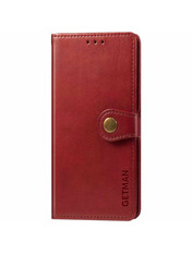 Чохол-книжка GETMAN Gallant (PU) для Xiaomi Poco X3/X3 Pro Red Red (6927418305)