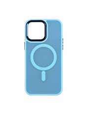 Чохол Space Magnetic Color with Magsafe для Apple iPhone 15 Pro Max Blue Blue (6952810734)
