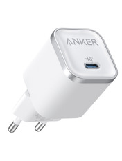 Мережевий зарядний пристрій Anker Nano Charger (1 USB-C) 45W White (A2692L21) 1 USB-C 45 White Відсутній