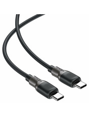 Кабель синхронізації ACEFAST C10-03Type-C to Type-C 60W 1,2m Black (6974316283119)