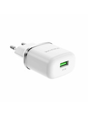 Мережевий зарядний пристрій Borofone BA36A White Відсутній (1 USB-A) 18W White