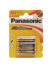 Батарейка Panasonic Alkaline Power AAA Alkaline 4 4шт (LR03REB/4BPR)