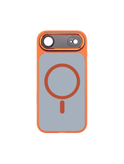 Чохол ArmorStandart Unit MagCase SE для Apple iPhone 17 Air Black/Orange (ARM86327)