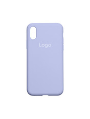Чохол Silicone Case Full Aquarelle для Apple iPhone X/XS Elegant Purple