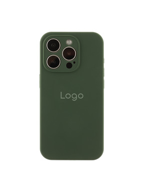 Чохол Silicone Case Full Size with Frame для Apple iPhone 15 Pro Cyprus Green (6901378452)
