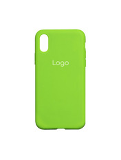 Чохол Silicone Case Full Aquarelle для Apple iPhone XS Max Green