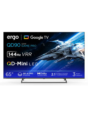 Телевізор Ergo MQD90 Game Pro 65" Smart TV Black (65MQD90 Game Pro)