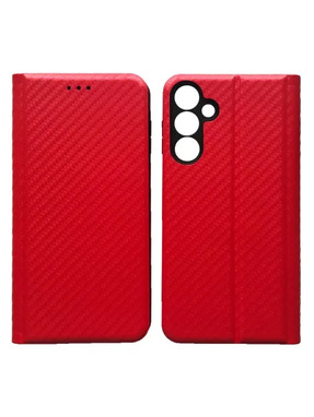 Чохол-книжка Book Carbon для Samsung Galaxy S25 FE S731 Red (6917823045)