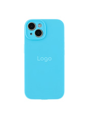 Чохол Silicone Case Full Size with Frame для Apple iPhone 15 Blue Blue (6951820734)