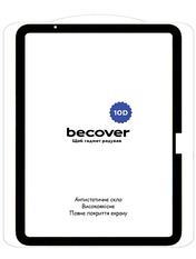 Захисне скло BeCover 10D Apple iPad Air 11" 2026 (715169) Захисне скло для планшетів