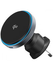 Автомобільний тримач Proove Titanium Circle Qi2 Решітка Gray (WHTC15010003)