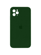 Чохол Silicone Case Square Full Camera для Apple iPhone 11 Pro Max Army Green